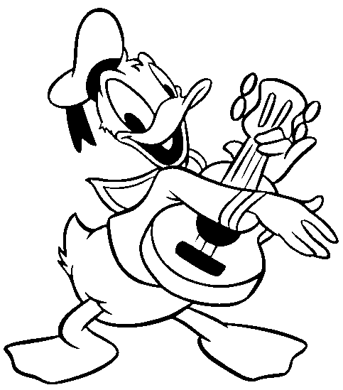 when Donald Duck is a singer